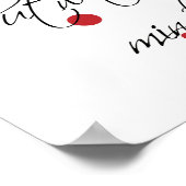 Liefde ziet er niet uit met de ogen poster (Hoek)