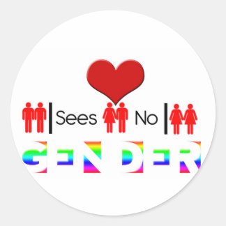 Liefde ziet geen gender Stickers