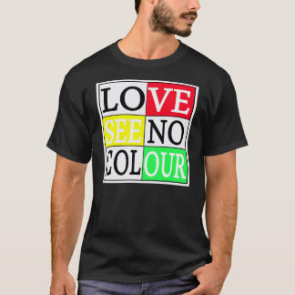 Liefde ziet geen kleur — T-shirt
