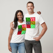Liefde ziet geen kleur — T-shirt (Unisex)