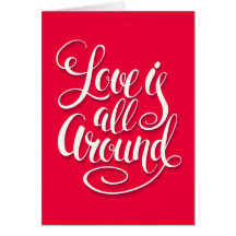 Liefde zit allemaal rond het script dat roze laat 