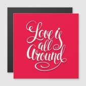 Liefde zit allemaal rond het script dat roze laat  (Voorkant / Achterkant)