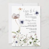 Liefde zit in bloem, Bridal Shower nodiging Kaart (Voorkant)