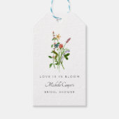 Liefde zit in Bloom BoHo Vrijgezellenfeest Gift La Cadeaulabel (Voorkant)