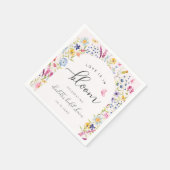 Liefde zit in Bloom Floral Napkins Servet (Hoek)