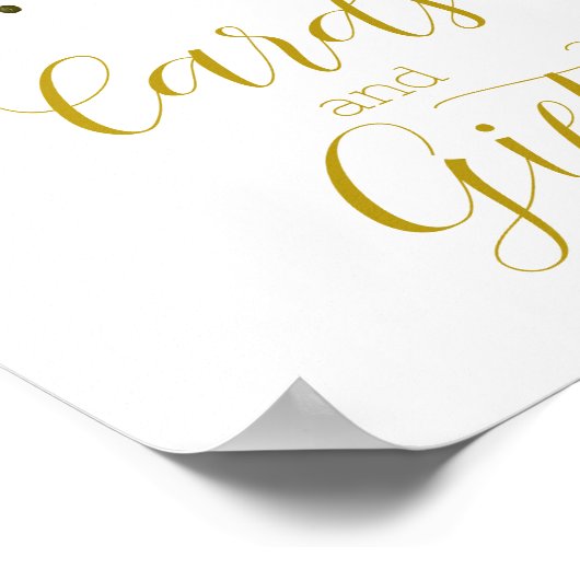 Liefde zit in Bloom Kaarten en Gifts Sign Poster (Hoek)