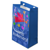 Liefde zit in de Air Angel en Hearts Klein Cadeauzakje (Achterkant Gekanteld)