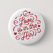 Liefde zit in de Air Button Pinback (Voorkant)