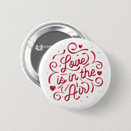 Liefde zit in de Air Button Pinback (Voorkant /achterkant)