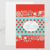 Liefde zit in de Air Candybar Wrapper Stationery Briefpapier (Voorkant / Achterkant)