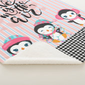 Liefde zit in de Air Penguin Pset Blanket Sherpa Deken (3/4)