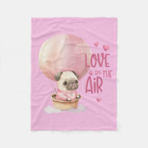 Liefde zit in de Air Pug Valentijnsdag