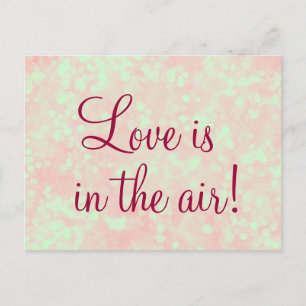 Liefde zit in de Air Quote Briefkaart