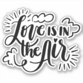 Liefde zit in de Air Sticker (Voorkant)