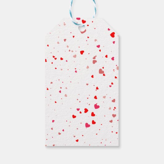 Liefde zit in de Air Valentijnsdag Cadeaulabel (Achterkant)