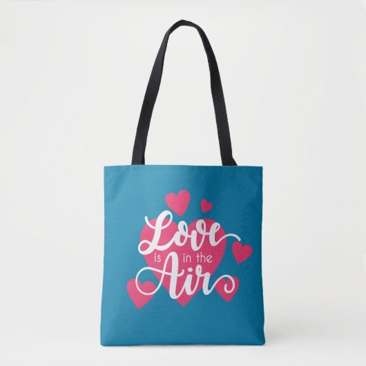 Liefde zit in de Air Valentijnsdag | CANVAS TAS (Voorkant)