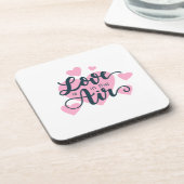 Liefde zit in de Air Valentijnsdag | ONDERZETTER (Linkerzijde)