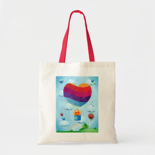 Liefde zit in de canvas tas (Voorkant)