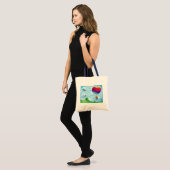 Liefde zit in de canvas tas (Voorkant (model))