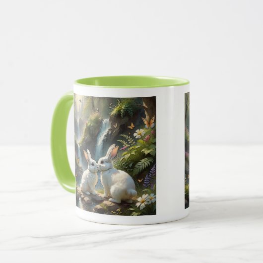 Liefde zit in de Fur Mok (Voorkant links)