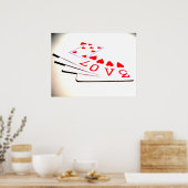 Liefde zit in de Kaarten Poster (Keuken)
