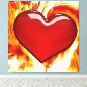 Liefde zit in de lucht 1. canvas afdruk (Insitu (Houten vloer))