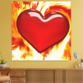 Liefde zit in de lucht 1. canvas afdruk (Insitu (Woonkamer))