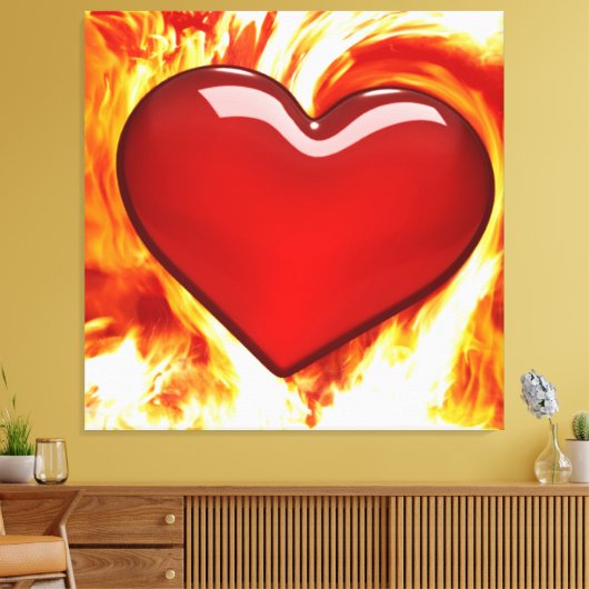 Liefde zit in de lucht 1. canvas afdruk (Insitu (Woonkamer))