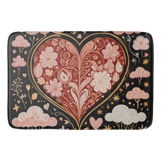 Liefde zit in de lucht badmat (Voorkant)