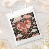 Liefde zit in de lucht bedankzakje (Geknipt)