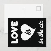 Liefde zit in de lucht briefkaart (Voorkant / Achterkant)