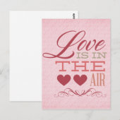 Liefde zit in de lucht briefkaart (Voorkant / Achterkant)