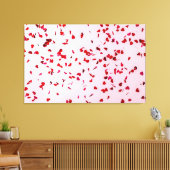 Liefde zit in de lucht canvas afdruk (Insitu (Woonkamer))