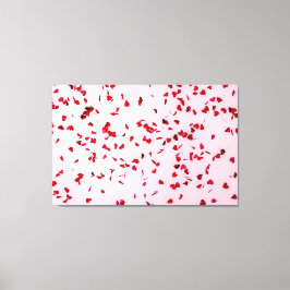 Liefde zit in de lucht canvas afdruk