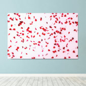 Liefde zit in de lucht canvas afdruk (Insitu (Houten vloer))