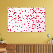 Liefde zit in de lucht canvas afdruk (Insitu (Woonkamer))