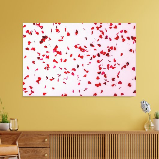 Liefde zit in de lucht canvas afdruk (Insitu (Woonkamer))