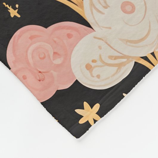 Liefde zit in de lucht fleece deken (Hoek)