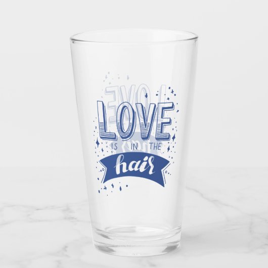 Liefde zit in de lucht glas (Voorkant)