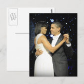 Liefde zit in de lucht, het eerste paar dansen II Briefkaart (Voorkant / Achterkant)