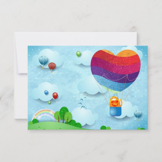 Liefde zit in de lucht kaart (Voorkant)