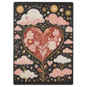 Liefde zit in de lucht klembord (Achterkant)