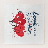 Liefde zit in de lucht legpuzzel (Horizontaal)