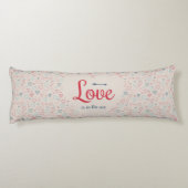 Liefde zit in de lucht lichaamskussen (Achterkant)