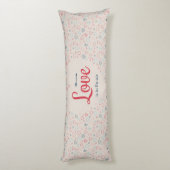 Liefde zit in de lucht lichaamskussen (Achterkant (Verticaal))