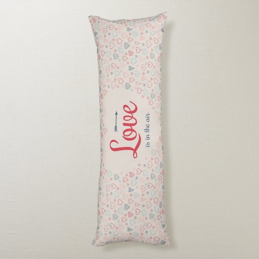 Liefde zit in de lucht lichaamskussen (Achterkant (Verticaal))