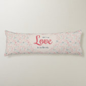 Liefde zit in de lucht lichaamskussen (Voorkant)