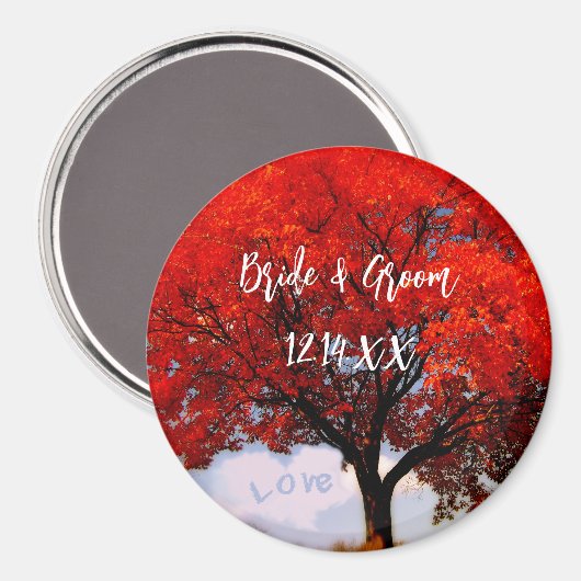 Liefde zit in de lucht... magneet (Voorkant / Achterkant)