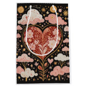 Liefde zit in de lucht medium cadeauzakje (Voorkant)