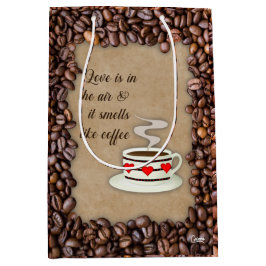 Liefde zit in de lucht - Middelgrote Gift Bag Medium Cadeauzakje